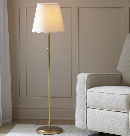Rustic Charm: Country Style Solid Wood Floor Lamp for Living Room